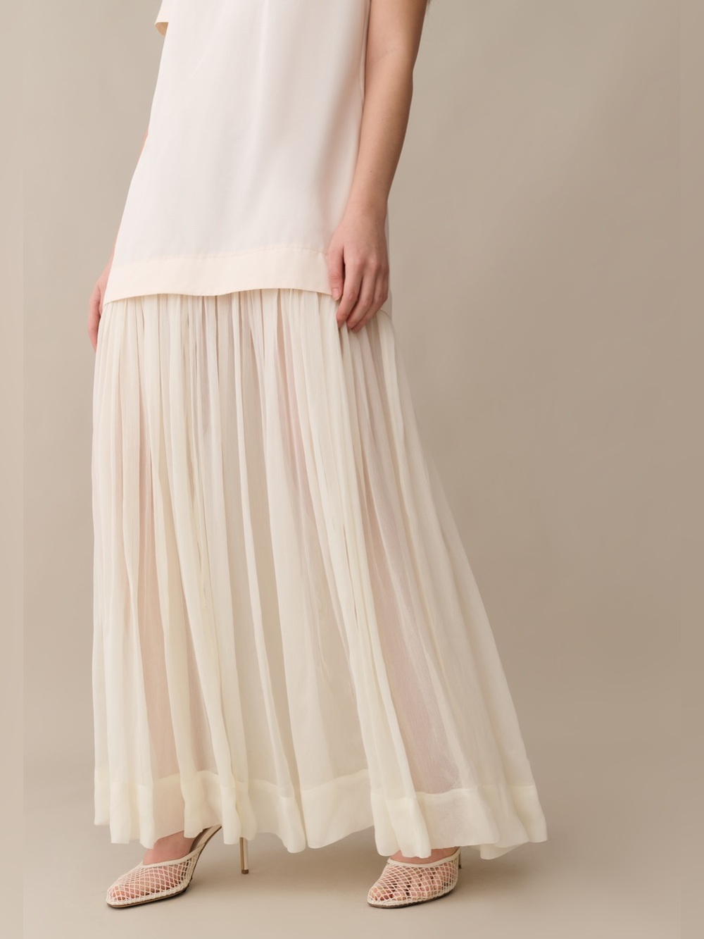 NWT o.p.t Ted Baker Elowen Dress size small S cream few moda - Picture 3 of 4